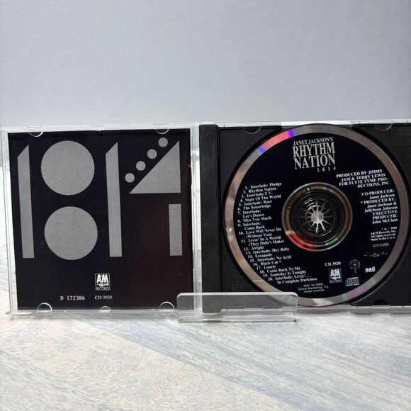 Rhythm Nation 1814 - Audio CD By Janet Jackson - 1989 - Picture 3 of 4